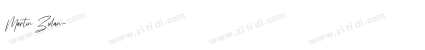 Martin Zidan字体转换